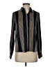 Evereve Stripes Black Long Sleeve Blouse Size XS - photo 1