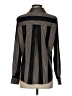 Evereve Stripes Black Long Sleeve Blouse Size XS - photo 2