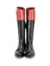 Tod's Red Black Boots Size 8 - photo 2