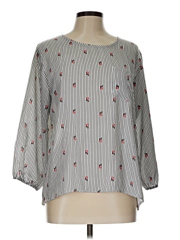 Jon & Anna 3/4 Sleeve Blouse (view 1)
