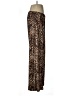 Topshop 100% Polyester Animal Print Brown Casual Pants Size 8 - 10 - photo 4