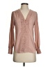 T Tahari Tan Long Sleeve Blouse Size XS - photo 1