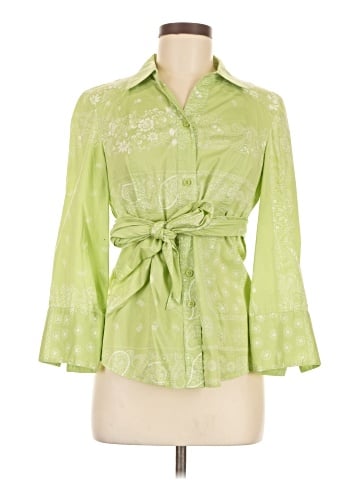 Coldwater Creek 3/4 Sleeve Button-Down Shirt (view 1)