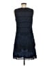 Eliza J Paisley Blue Cocktail Dress Size 8 - photo 2