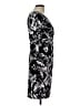 I.N. Studio Print Black Casual Dress Size 10 - photo 4