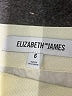 Elizabeth and James Chevron-herringbone Ivory Formal Skirt Size 6 - photo 4