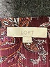 Ann Taylor LOFT Brown Burgundy Long Sleeve Blouse Size L - photo 7