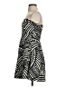 Ixia Graphic Black Cocktail Dress Size S - photo 5
