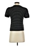 Sam & Lavi Stripes Black Short Sleeve Turtleneck Size XS - photo 2