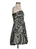 Ixia Graphic Black Cocktail Dress Size S - photo 4