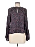 Evereve Blue Long Sleeve Blouse Size M - photo 1