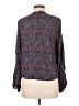 Evereve Blue Long Sleeve Blouse Size M - photo 2