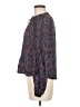 Evereve Blue Long Sleeve Blouse Size M - photo 5