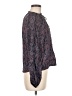 Evereve Blue Long Sleeve Blouse Size M - photo 4