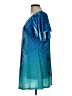Closet Full 100% Polyester Tie-dye Teal Cocktail Dress Size L - photo 5