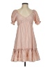 E&M Collection Checkered-gingham Pink Casual Dress Size S - photo 1