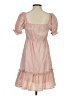 E&M Collection Checkered-gingham Pink Casual Dress Size S - photo 2