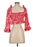 Rahi 100% Rayon Red 3/4 Sleeve Blouse Size XS - photo 2