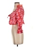 Rahi 100% Rayon Red 3/4 Sleeve Blouse Size XS - photo 5