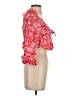 Rahi 100% Rayon Red 3/4 Sleeve Blouse Size XS - photo 4