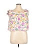Assorted Brands 100% Polyester Pink Sleeveless Blouse Size L - photo 1