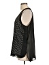 Pretty Rebellious Black Sleeveless Blouse Size L - photo 5
