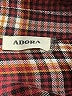 Adora Plaid Brown Burgundy Long Sleeve Button-Down Shirt Size M - photo 7