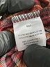 Adora Plaid Brown Burgundy Long Sleeve Button-Down Shirt Size M - photo 9