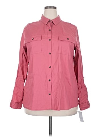 Croft & Barrow Long Sleeve Button-Down Shirt (view 1)