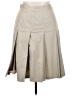 Charles Nolan 100% Elastic Solid Tan Casual Skirt Size 16 - photo 1