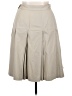 Charles Nolan 100% Elastic Solid Tan Casual Skirt Size 16 - photo 2