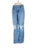 Good American Hearts Blue Jeans Size 0 - photo 1