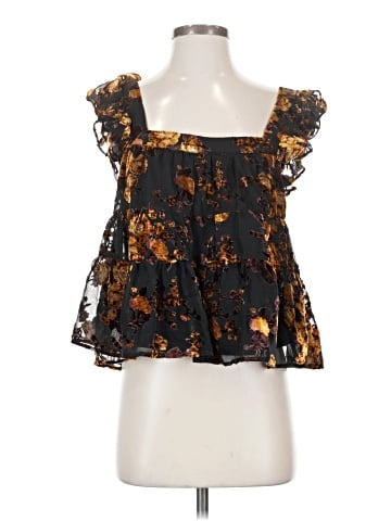 Blue Rain Sleeveless Blouse (view 1)