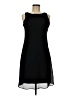 Alyn Paige 100% Polyester Solid Black Cocktail Dress Size 9 - 10 - photo 1