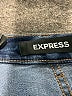 Express Solid Blue Jeans Size 18R - photo 4