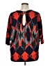 Peach Love Cream California Print Red Pullover Sweater Size XL (estimated) - photo 2