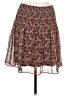 Max Studio 100% Polyester Paisley Burgundy Casual Skirt Size M - photo 2
