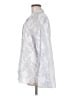 Johnny Was 100% Cotton Paisley Silver Long Sleeve Button-Down Shirt Size M - photo 5