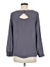 Ann Taylor LOFT Outlet 100% Polyester Gray Long Sleeve Blouse Size M (petite) - photo 2