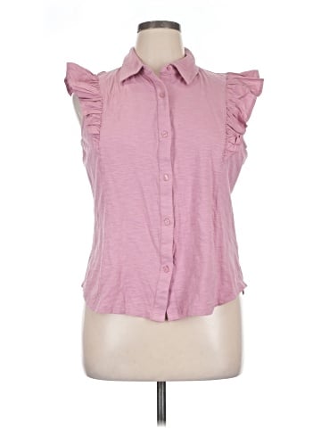 Lauren by Ralph Lauren Sleeveless Button-Down Shirt (view 1)
