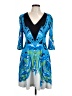 ETRO Paisley Blue Cocktail Dress Size EU (IT) 46 / US 10 - photo 1