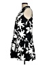 Nine West 100% Polyester Graphic Black Cocktail Dress Size M - photo 5