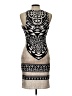 Hale Bob Graphic Tan Cocktail Dress Size L - photo 2