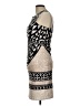 Hale Bob Graphic Tan Cocktail Dress Size L - photo 5