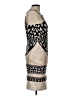Hale Bob Graphic Tan Cocktail Dress Size L - photo 4