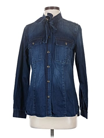 CAbi Long Sleeve Button-Down Shirt (view 1)