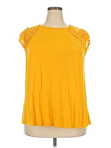 Indigo Rose Sleeveless T-Shirt (view 1)