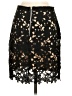 Aqua 100% Polyester Black Formal Skirt Size S - photo 2