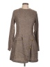 Assorted Brands 100% Polyester Tweed Brown Casual Dress Size L - photo 1