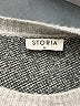 Storia Graphic Gray Pullover Sweater Size M - photo 7